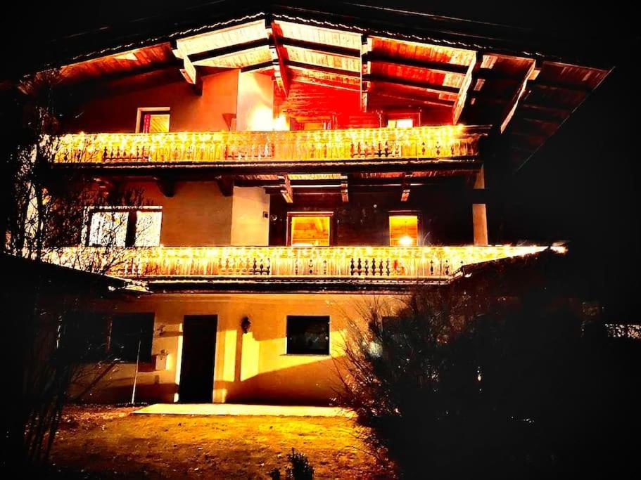 Ferienwohnung Gamsbock Panorama View Balkon, Gartensauna, Garten, Grillplatz Stumm Exterior foto